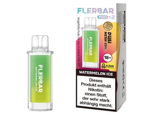 Flerbar Pod Watermelon Ice 20 mg 2Stk