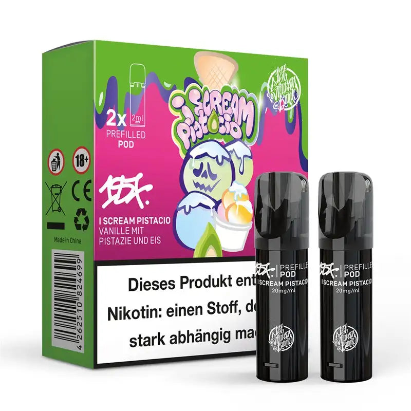 187 - I Scream Pistacio Prefilled Pod 2Stk 20 mg